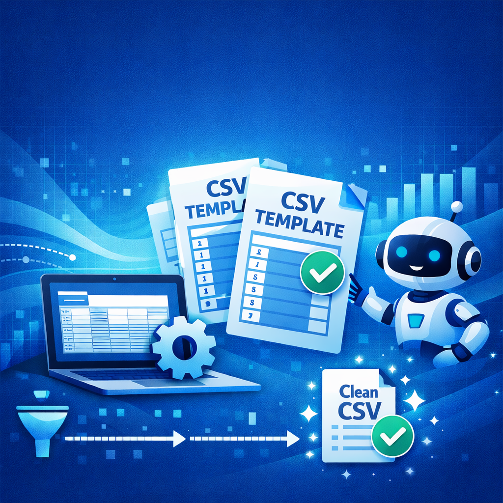 Streamline Your Data: How to Create Reusable Templates for CSV Standardization